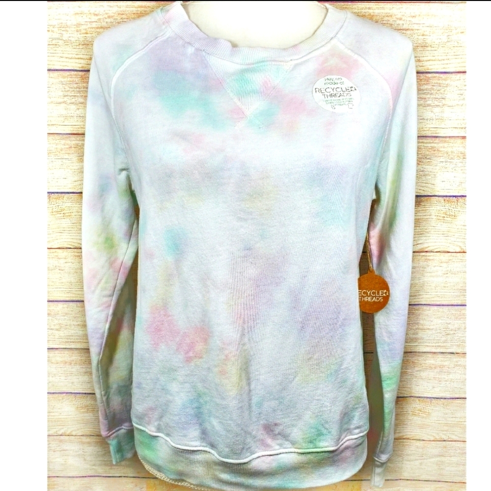 New W/ Tags! Recycled Threads Tie Dye Sweatshirt